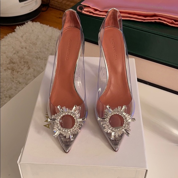 Amina Muaddi Shoes - Amina Muaddi Begun PVC Pump